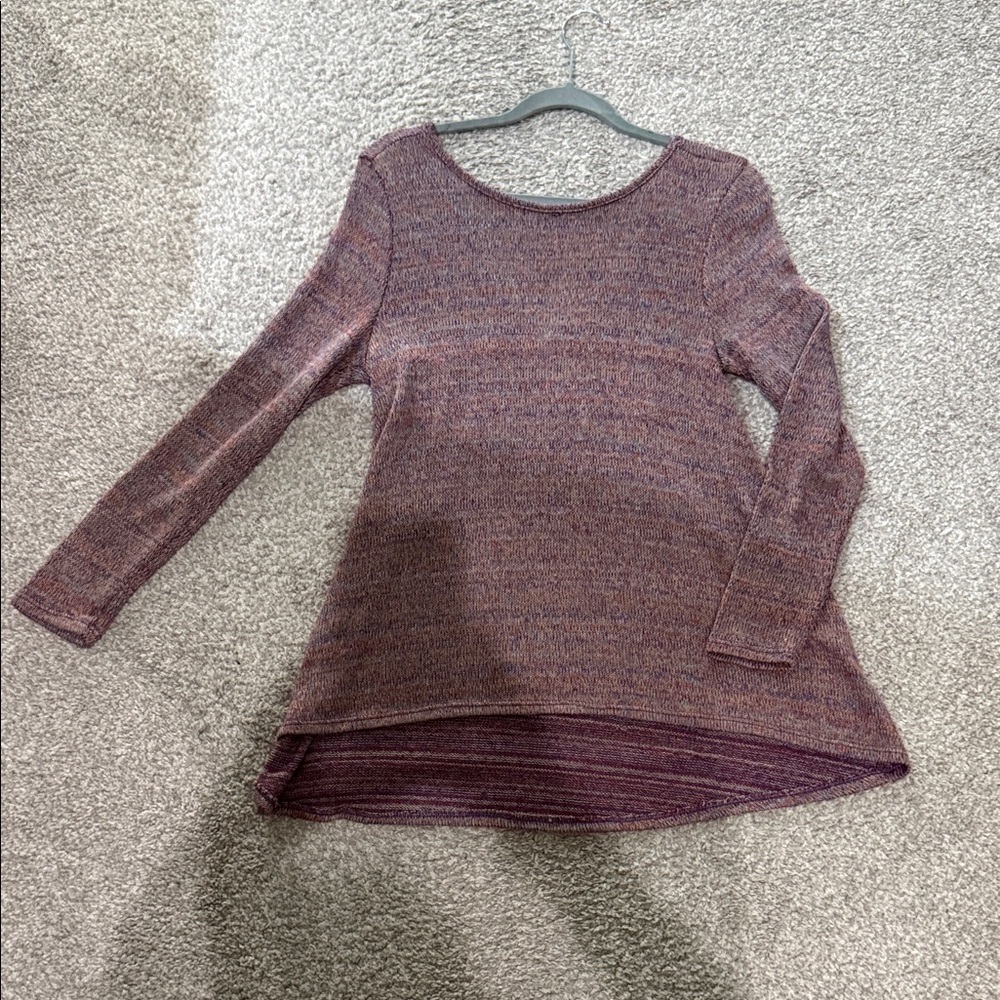 Altar'd State Purple Sweater Low Back